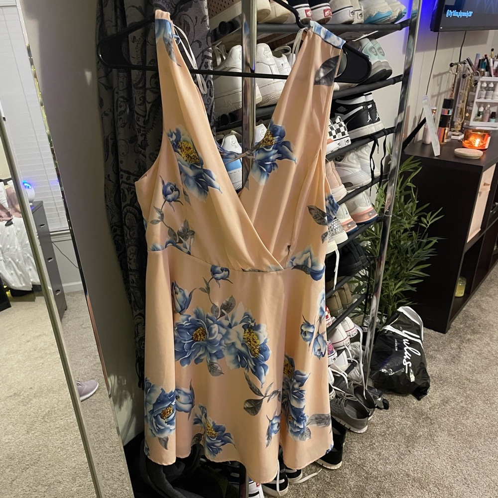 Light pink flower dress from lulus